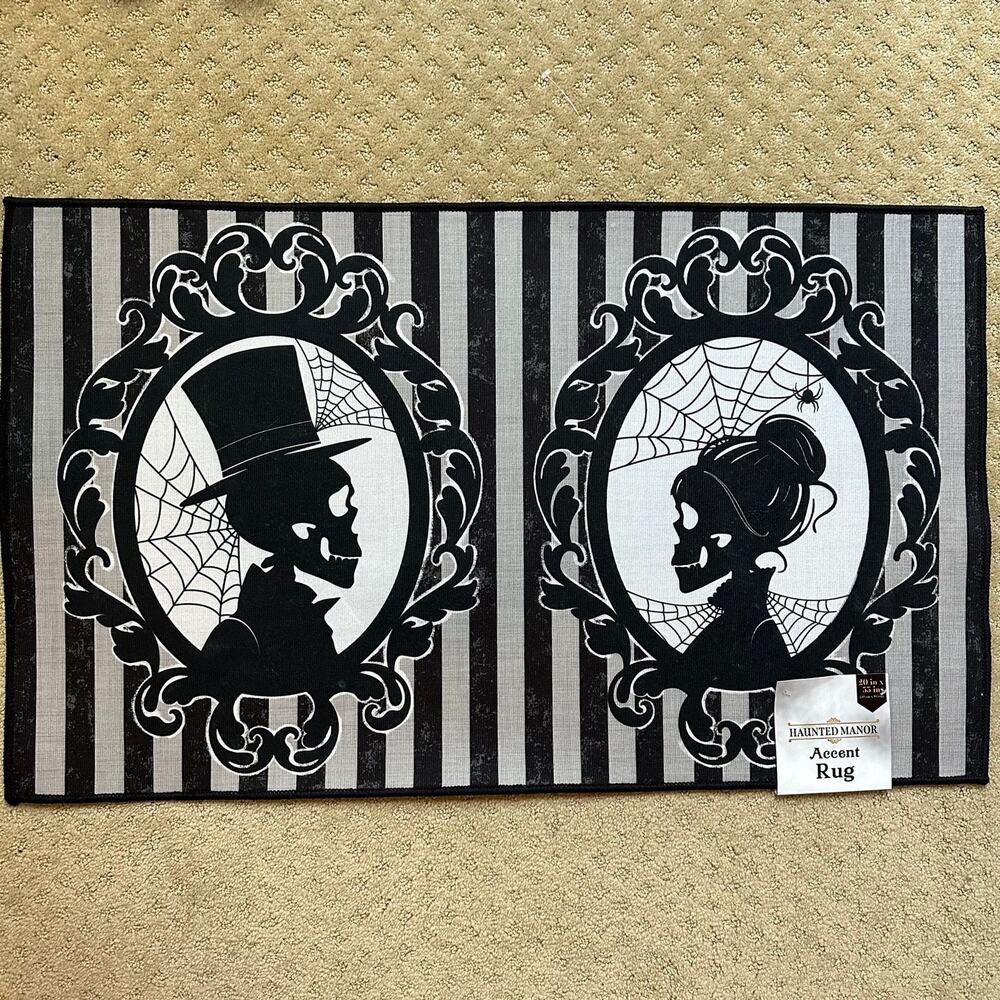 Haunted Manor Halloween Accent Rug